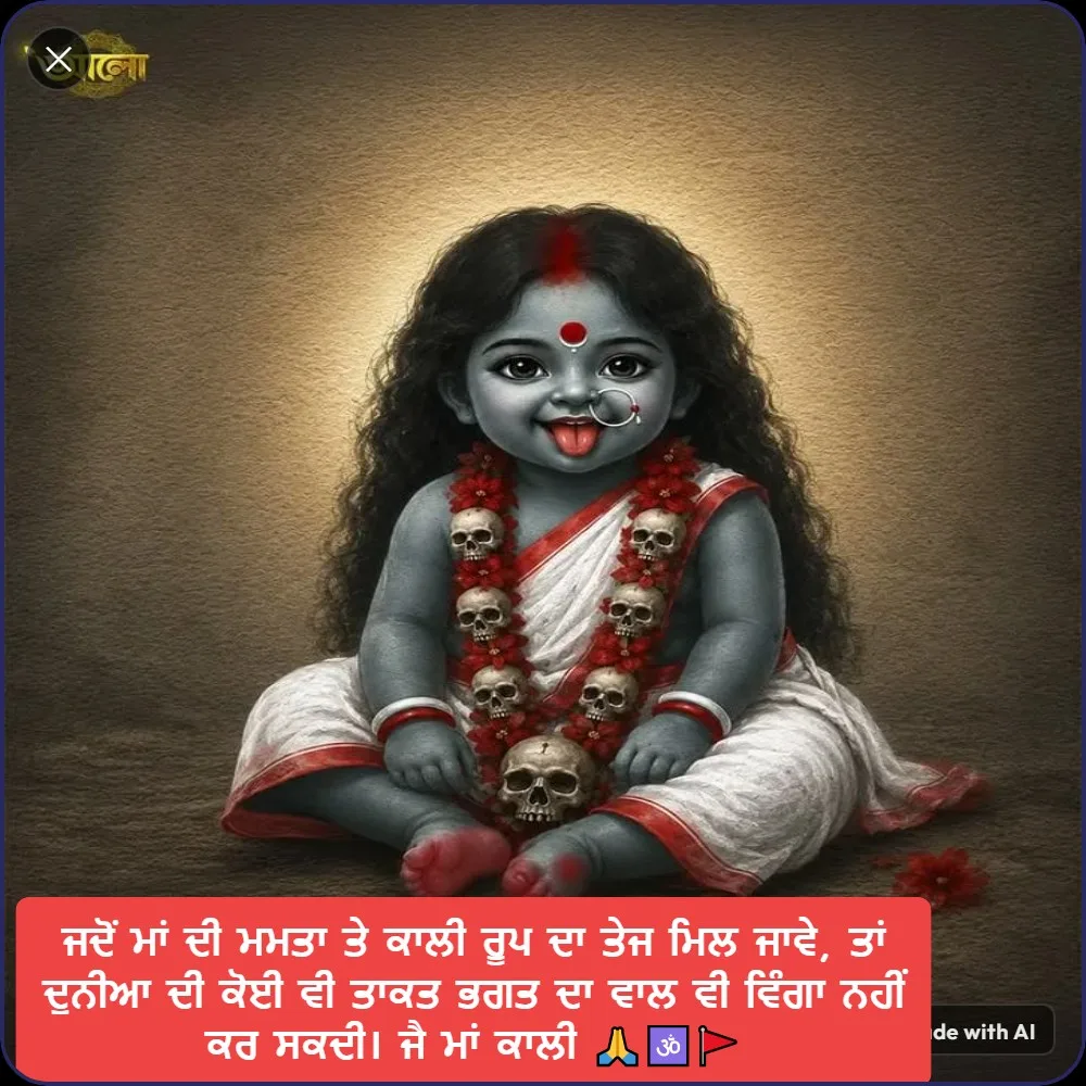 ਜਦੋਂ ਮਾਂ ਦੀ ਮਮਤਾ ਤੇ ਕਾਲੀ ਰੂਪ ਦਾ ਤੇਜ ਮਿਲ ਜਾਵੇ, ਤਾਂ ਦੁਨੀਆ ਦੀ ਕੋਈ ਵੀ ਤਾਕਤ ਭਗਤ ਦਾ ਵਾ...